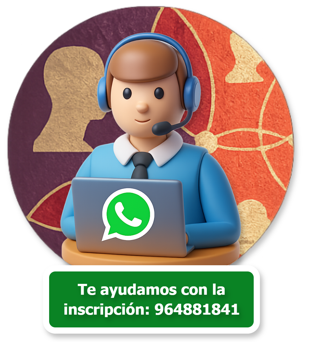 Te ayudamos con la inscripción por WhatsApp